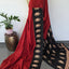 Handblock Jaipuri pure cotton saree - JB71