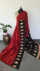 Handblock Jaipuri pure cotton saree - JB71