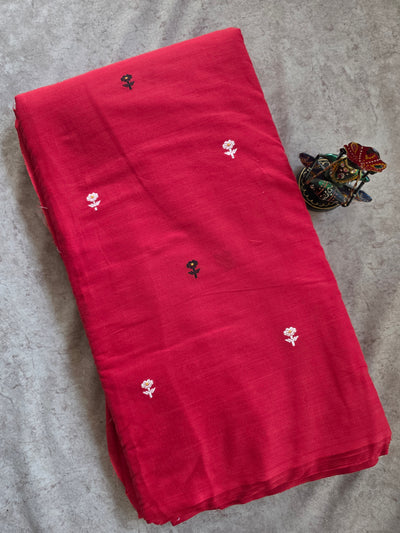 Prewashed Jamdhani butti south cotton running material - HRM52