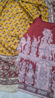 Penkalamkari- inspired  kalamkari  cotton set - RV180