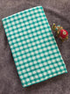 Prewashed Kattari Checked south cotton running material - HRM364