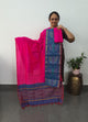 Pochampally sico set with ikkat damn -SZ405