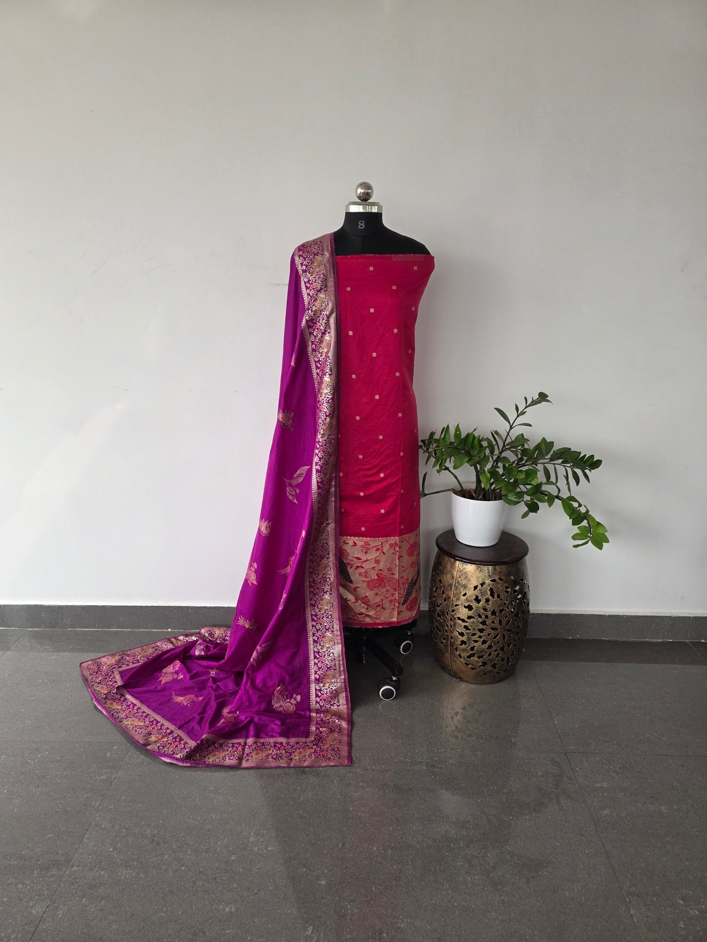 Fancy paithani silk set - UB2