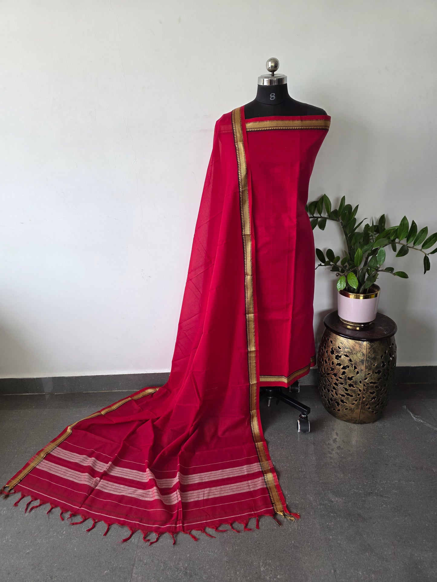 Mercerised  narayanapet salwar set  (4.5 meters)- NA333