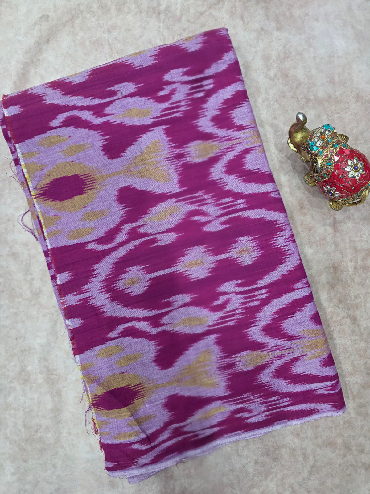 Indo ikkat cotton running material - WW103