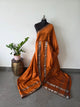 Premium checked semi mangalagiri pattu saree - MAA132