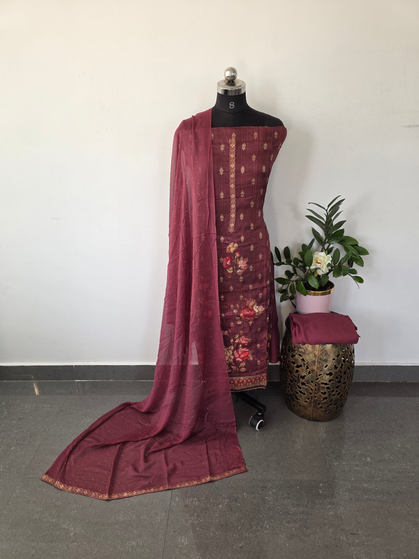 Viscose muslin silk set- VM31