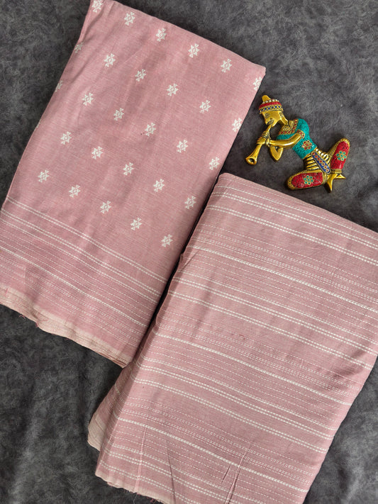 Prewashed cords south cotton jacquard running material ( 5 mtrs ) - HRM161