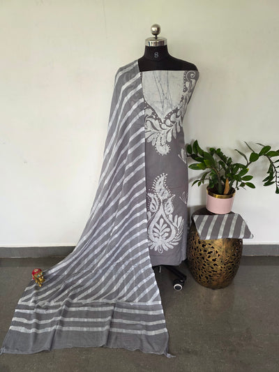 Handcrafted Batik cotton salwar set -BS51