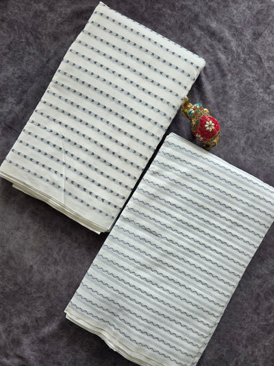 Prewashed south cotton jacquard weave cords set (5 meters) - HRM175