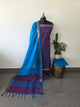 Handloom cotton with mangalagiri border salwar - MAA124