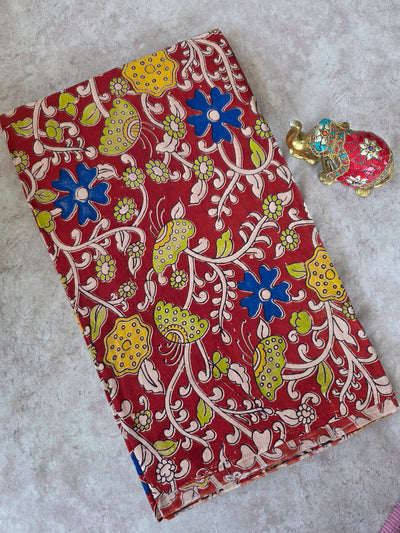 Pure kalamkari cotton running material - AK225