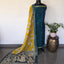 Fusion Narayanapet with handcrafted chennuri silk kalamkari duppatta -NA890