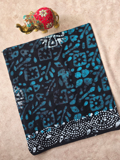 Double colour batik print Nighty /kaftan fabric (approx 3 meters) - NF100