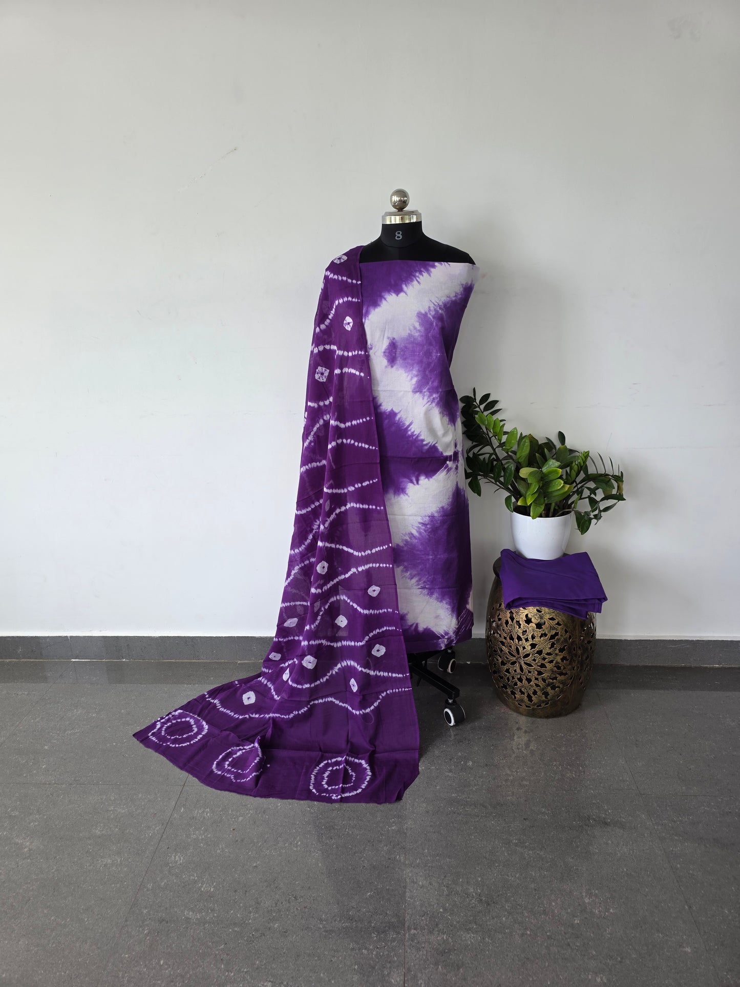 Handblock pure jaipuri cotton set (2.5 mtrs) - CLA189