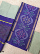 Pochampally sico set with ikkat damn -SZ436
