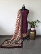 Gap border Checked chennuri kalamkari silk set-AK632