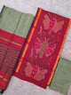 Pochampally sico set with ikkat damn -SZ430