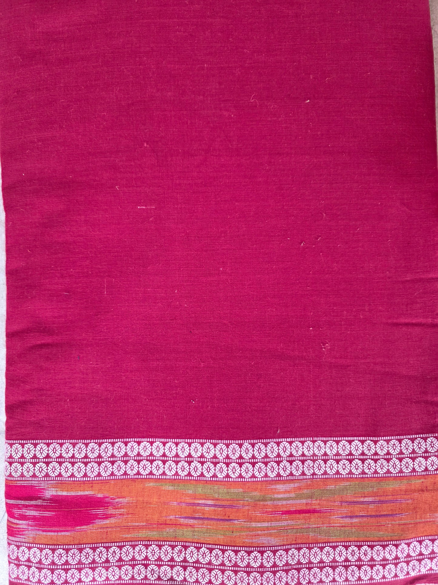 Pure handloom cotton Pochampally border running material ( 0.5 mtrs ) - HRM4
