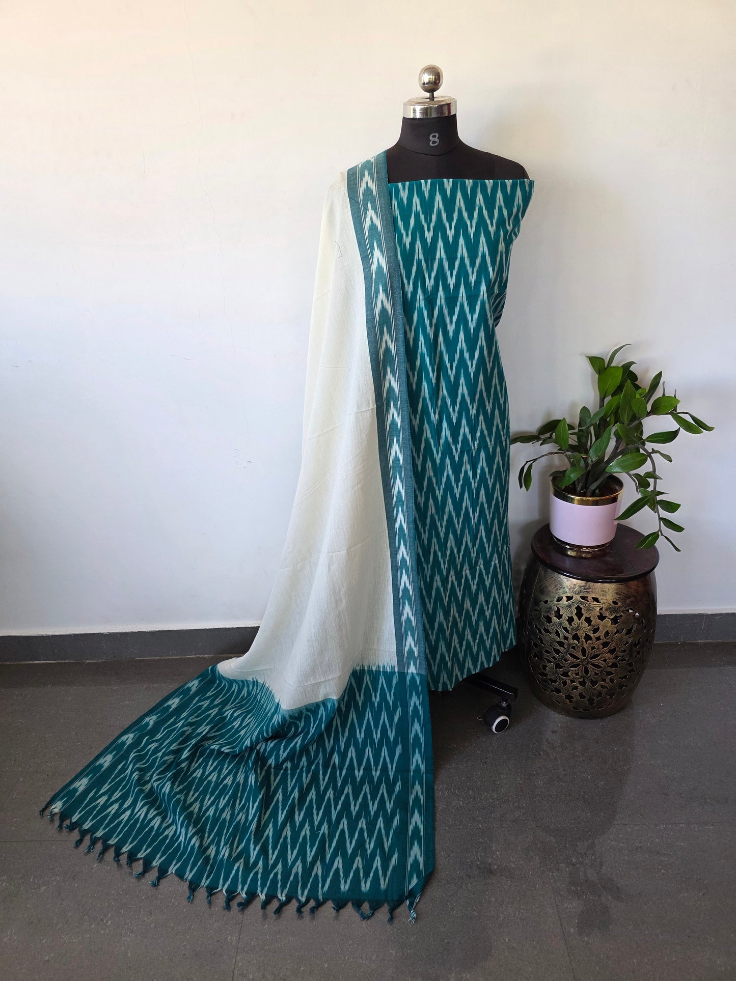 Pochampally ikkat cotton set - KK88