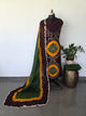 Handcrafted Bandhani satin cotton set - BN154