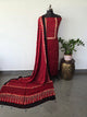 Handcrafted ajrakh modal silk set - HZ227