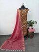Kalamakari nizam border cotton set-AK554