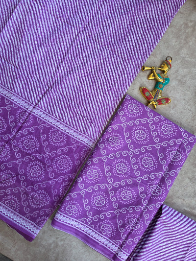 Jaipuri cotton salwar set - JA611