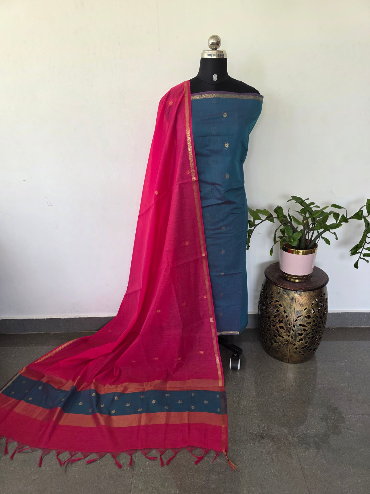 Semi Maheshwari silk salwar set-SM266