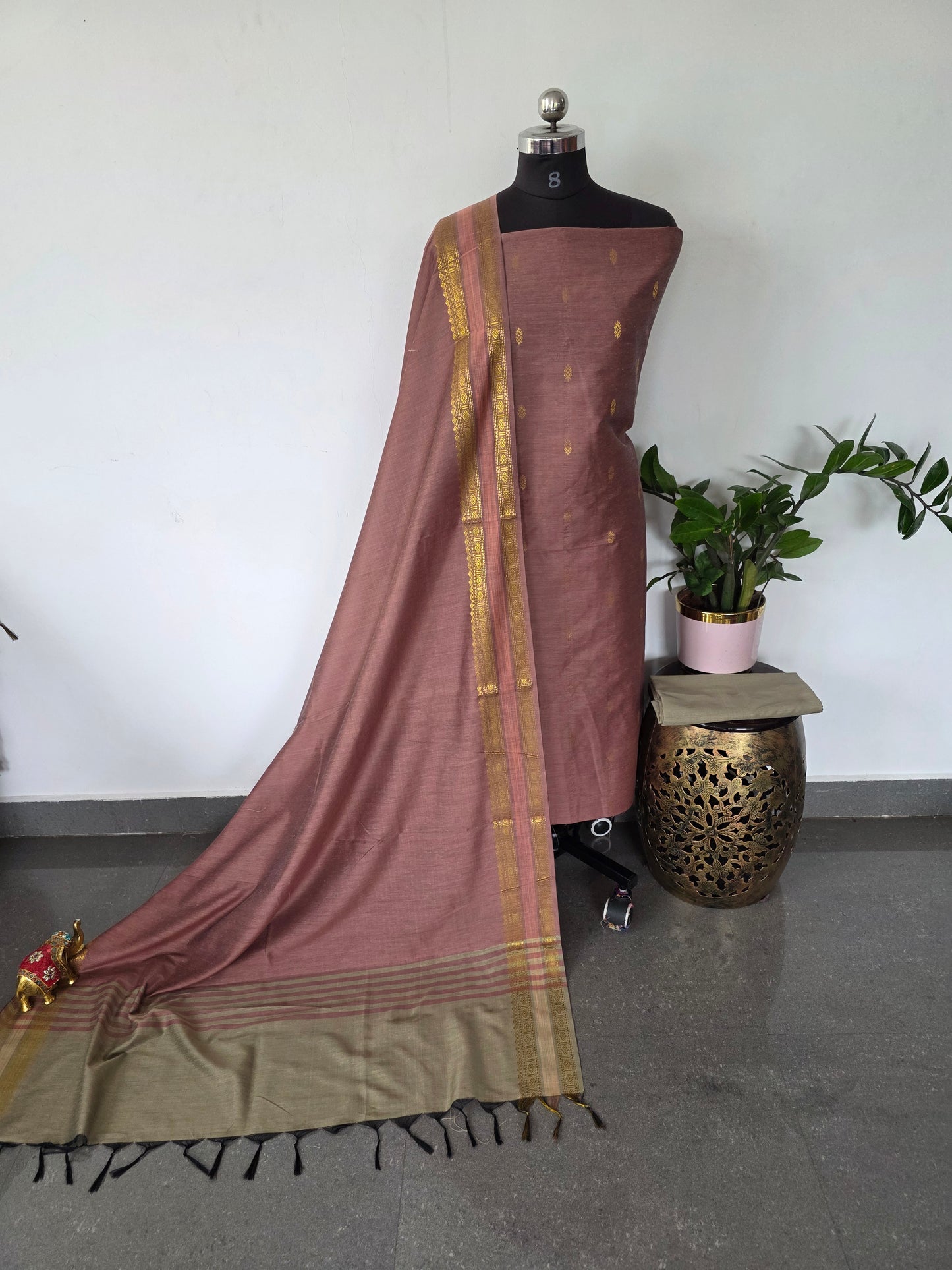 Softy silk jari butta set - RW26
