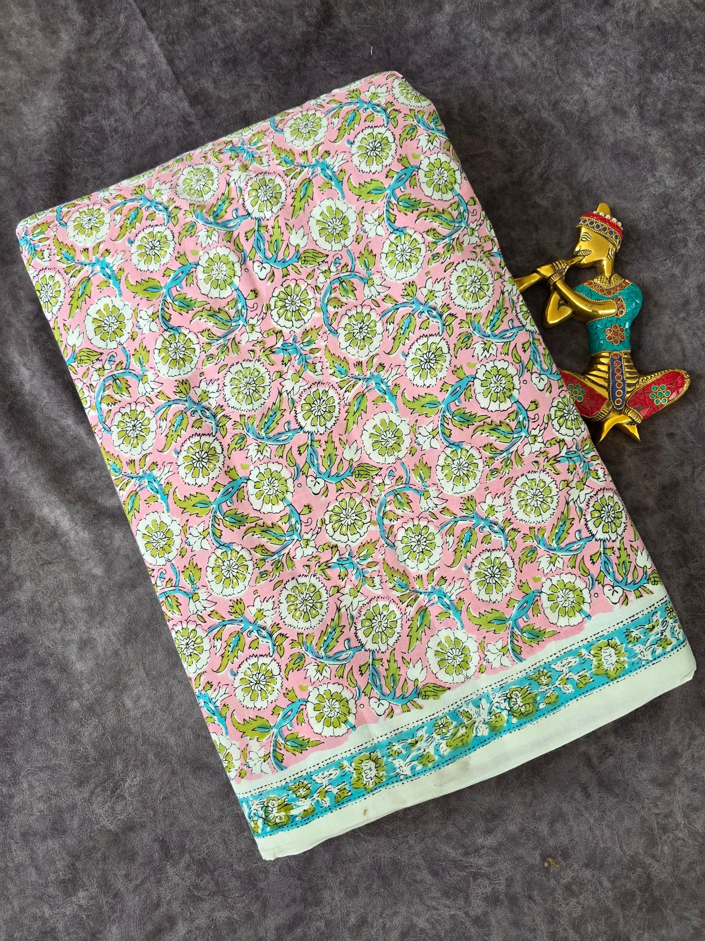 Jaipuri pure cotton running material -JA866