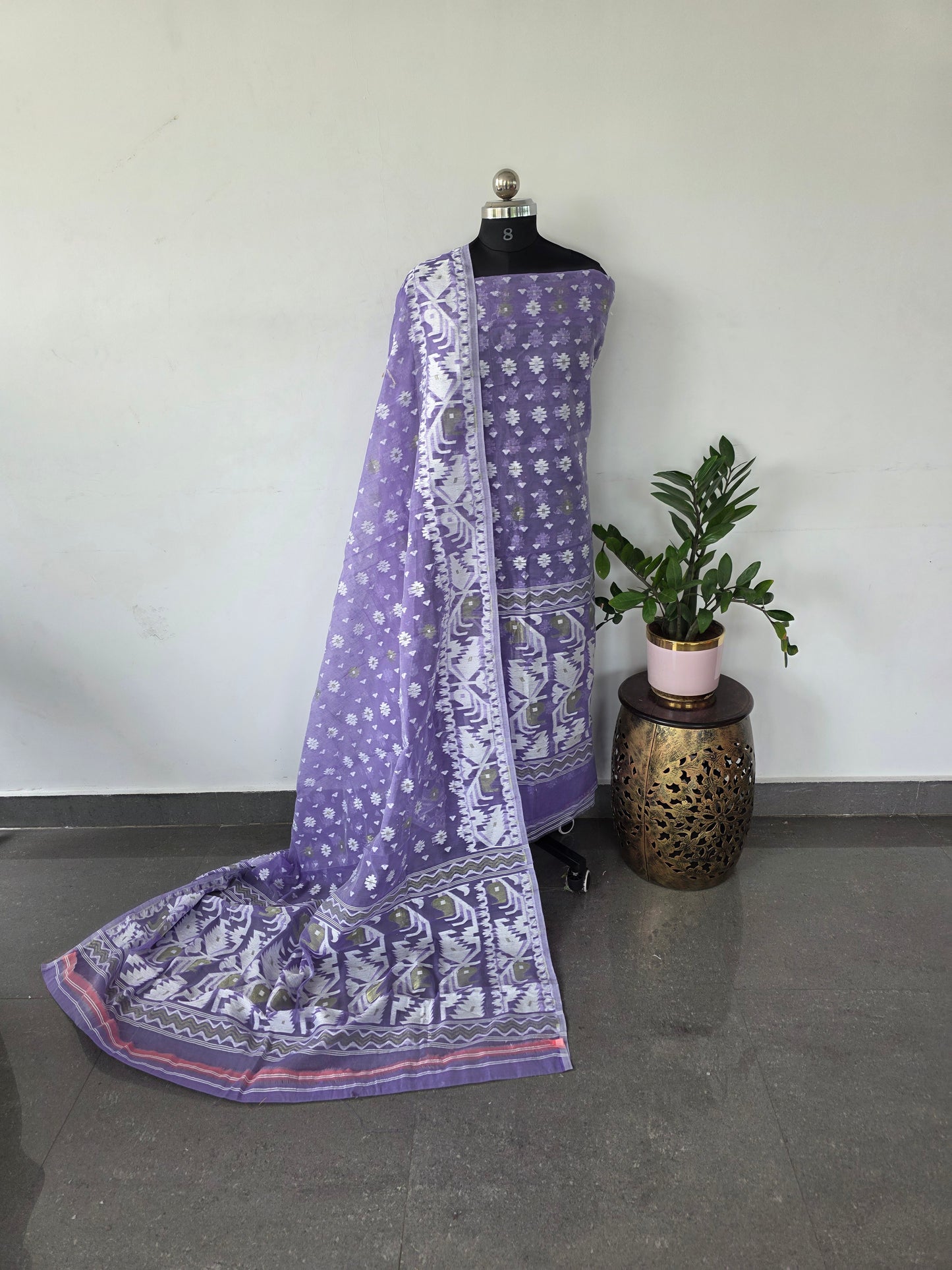 Jamdhani silk cotton set  - 43