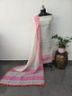 Premium handloom linen jamdhani set -JMM542