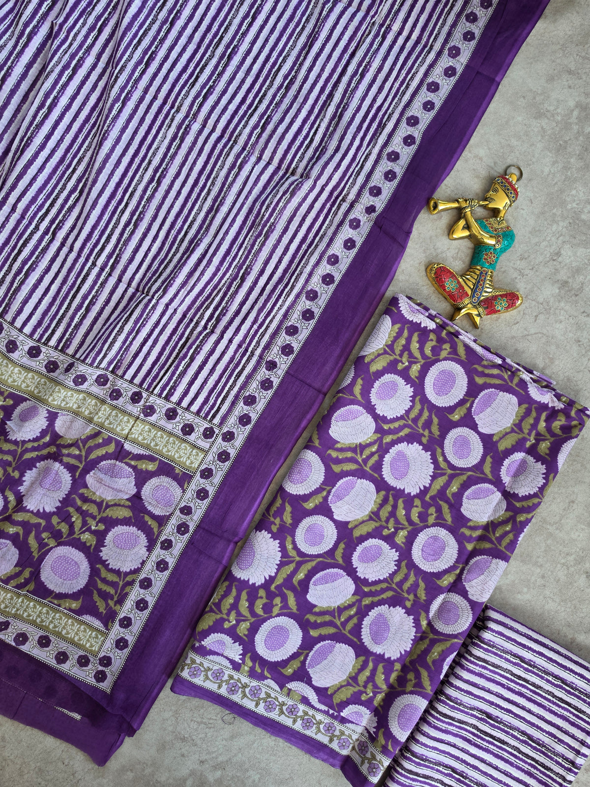 Jaipuri cotton salwar set - JA612