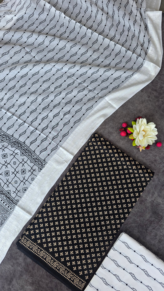Heavy ajrakh cotton set - AL38