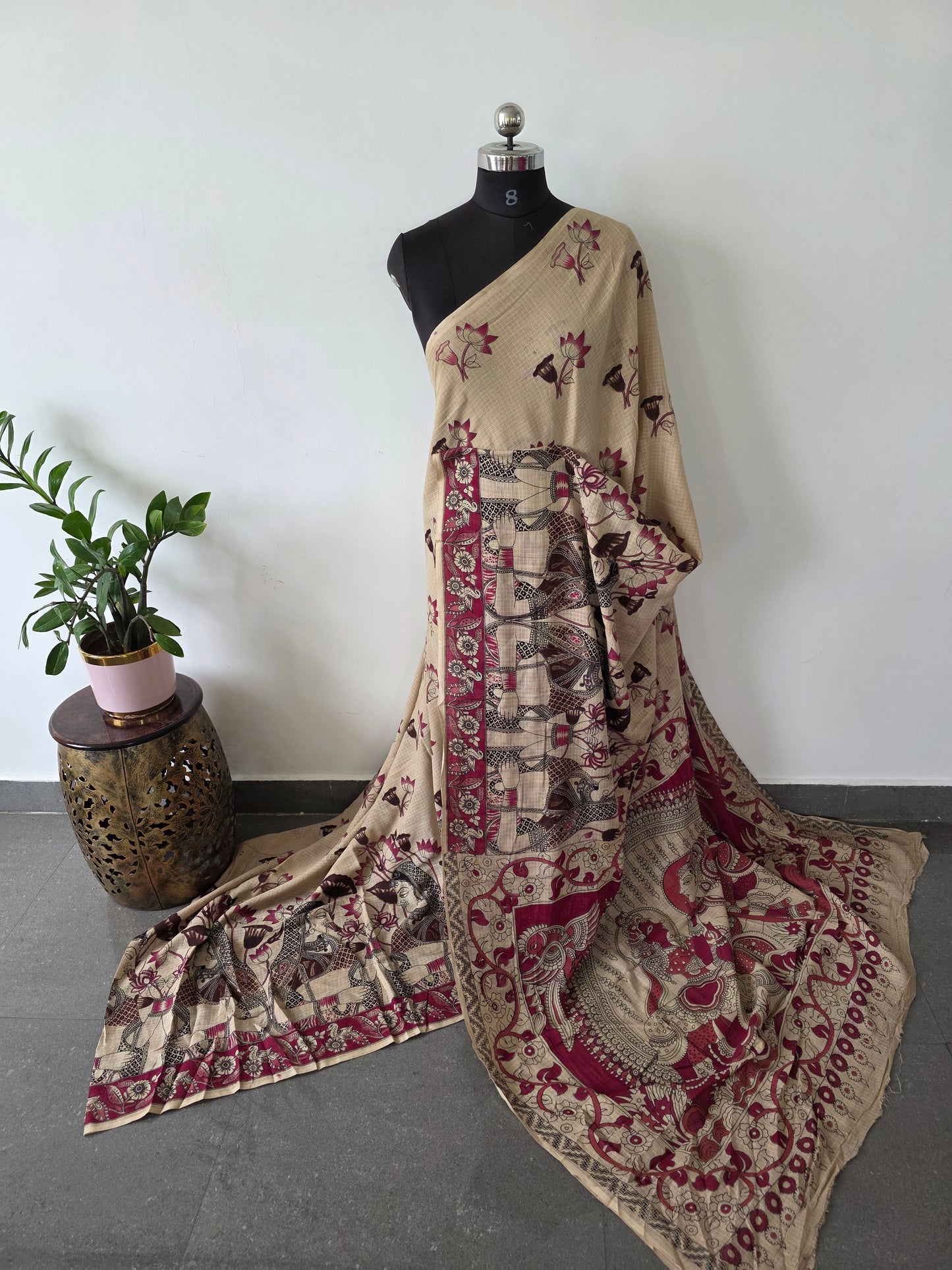 Authentic Kota kalamkari saree - AK154