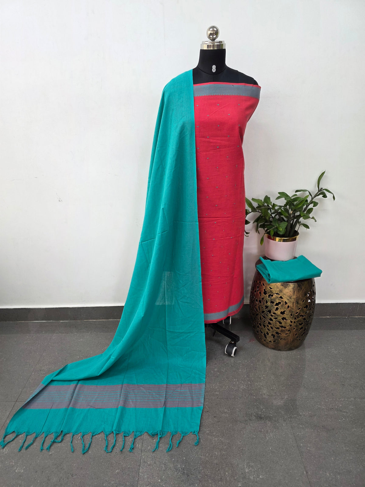 Prewashed south cotton jacquard weave set - HA113