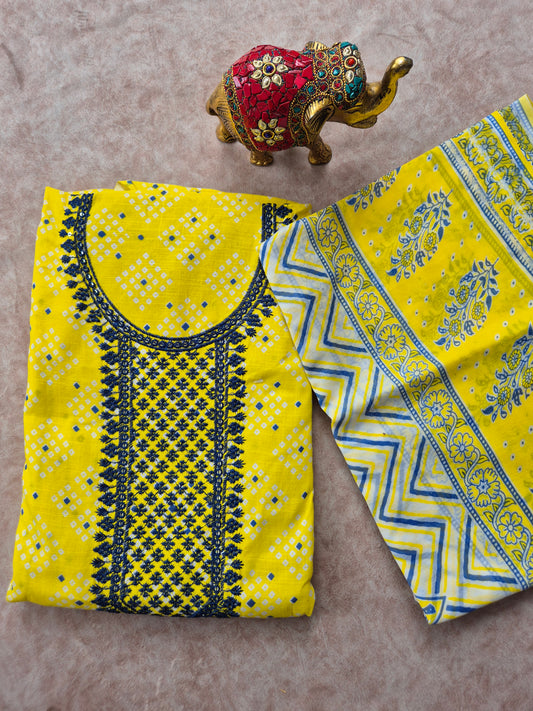 Slub cotton set - D131