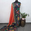 Handcrafted Penkalamkari bangalore silk set -KH250
