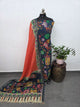 Handcrafted Penkalamkari bangalore silk set -KH250