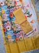 Handloom Mangalagiri silk top with digital mangalagiri silk shawl - RV123