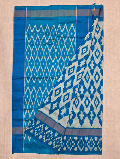 Mulberry pure Ikkat pattu saree- WW597