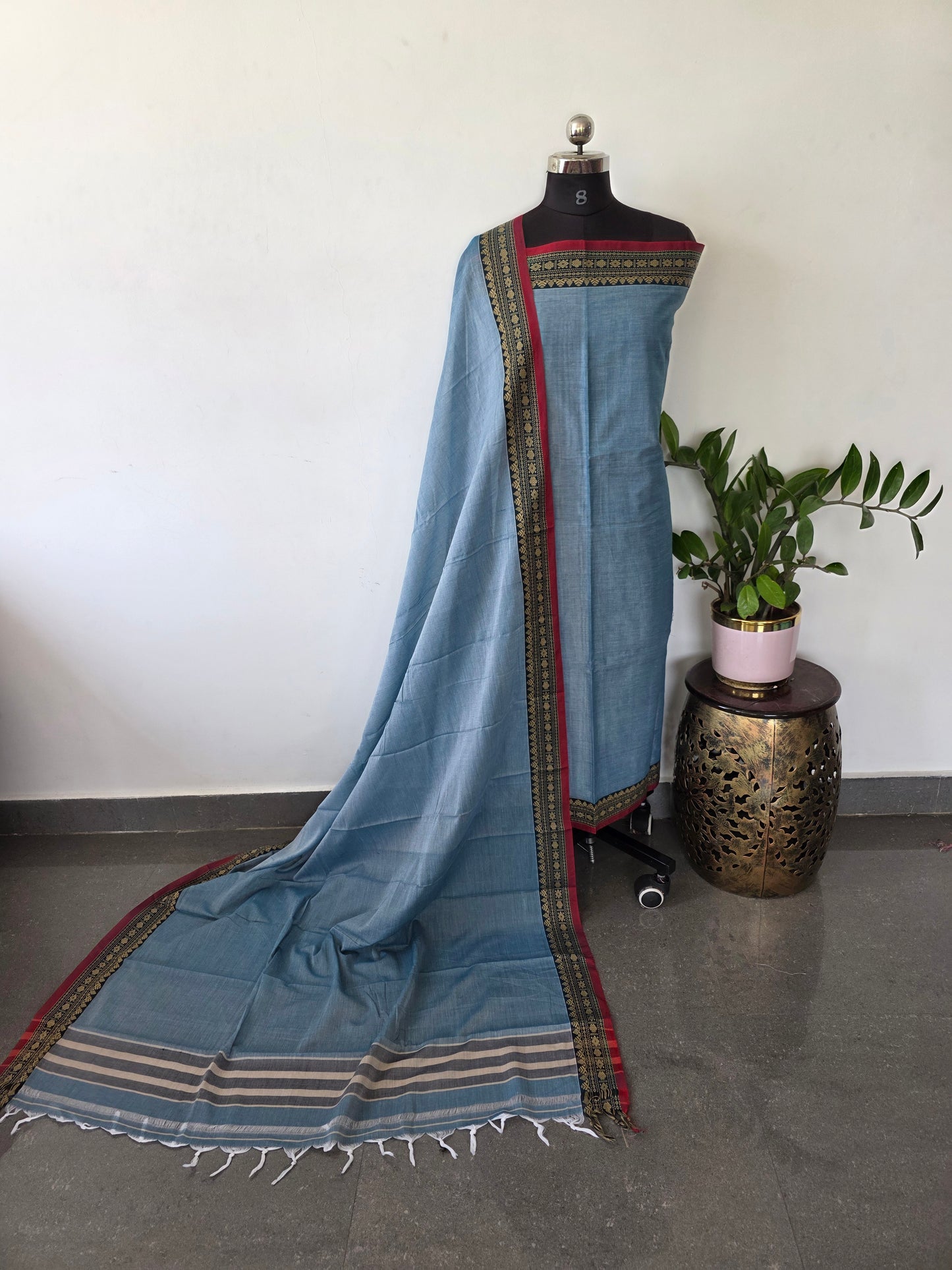 Mercerised  narayanapet salwar set  (4.5 meters)- NA350