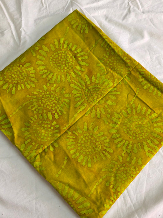 Handcrafted batik cotton running material (0.5 mtrs )- HB41
