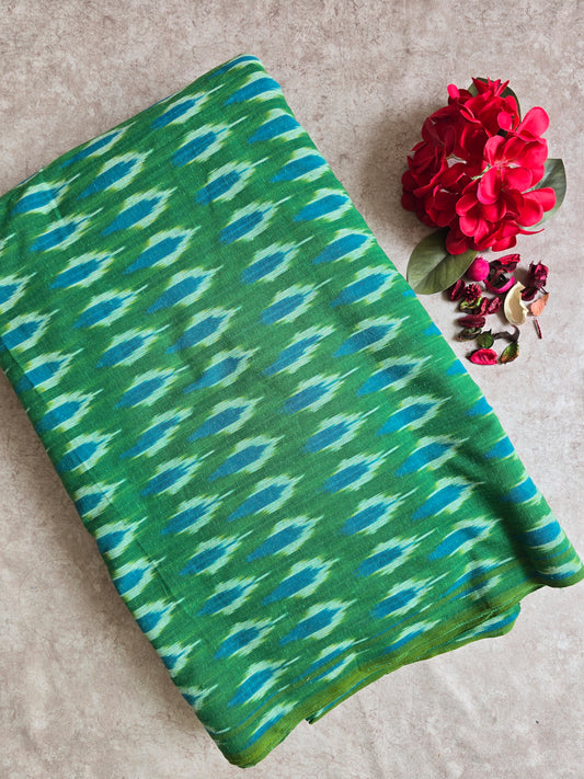 Pochampally ikkat running material ( 0.5 mtrs ) - MZ26