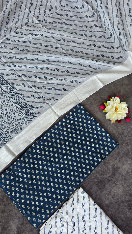 Heavy ajrakh cotton set - AL33