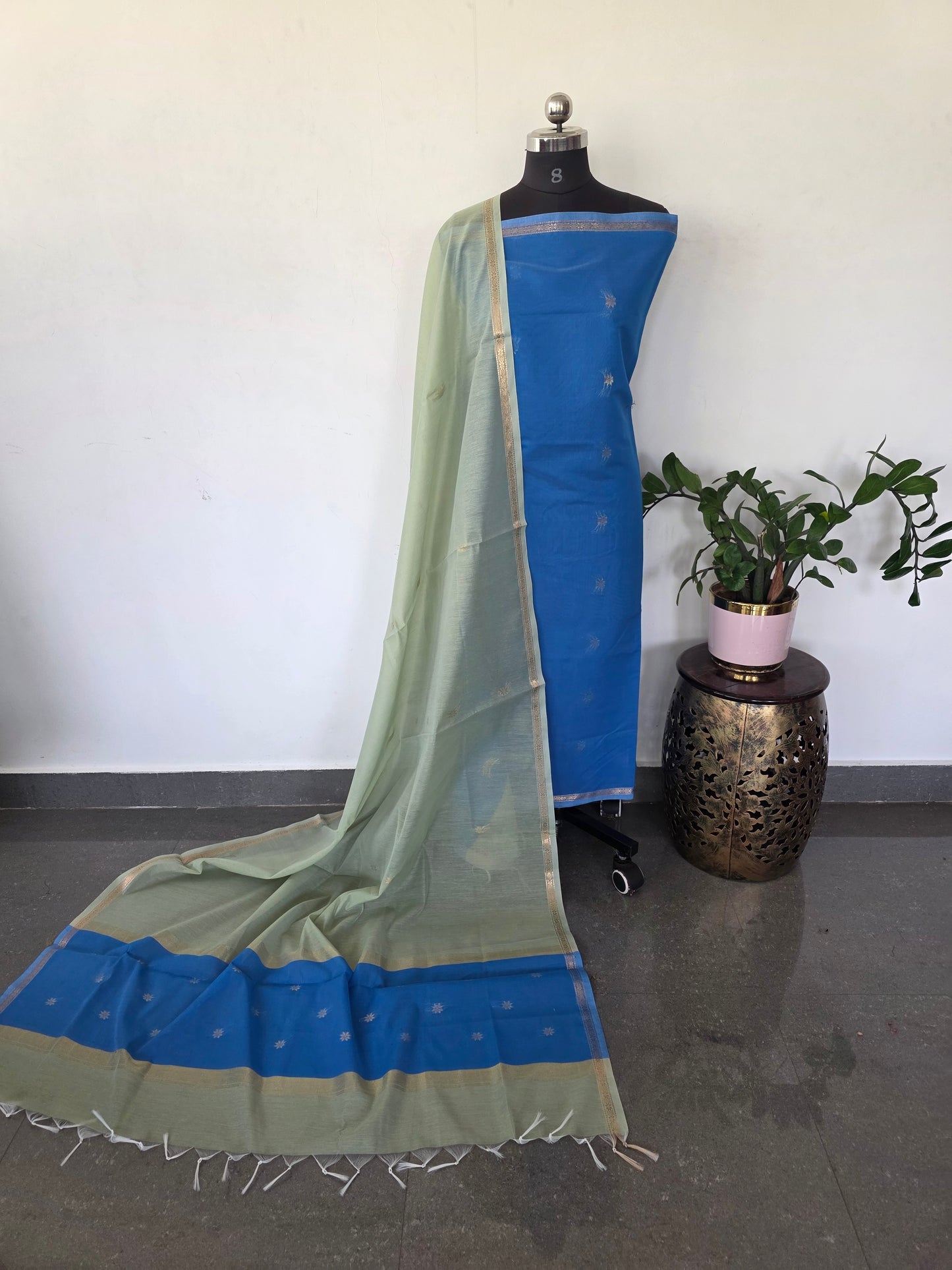 Semi Maheshwari silk salwar set - SM192