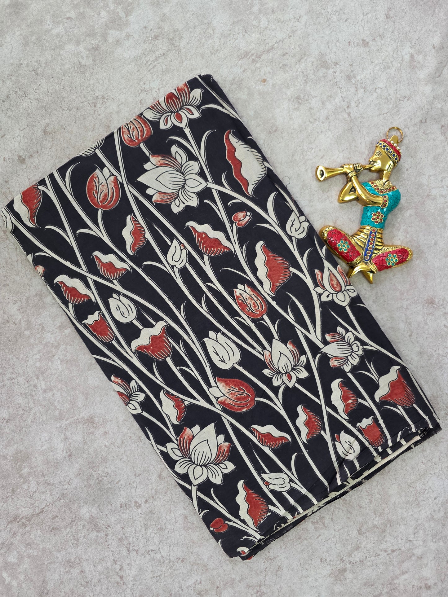 Pure kalamkari cotton running material (0.5mtr)-DK111