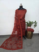*PREORDER (15- 20 days) Mul chanderi Applique work set-FC58