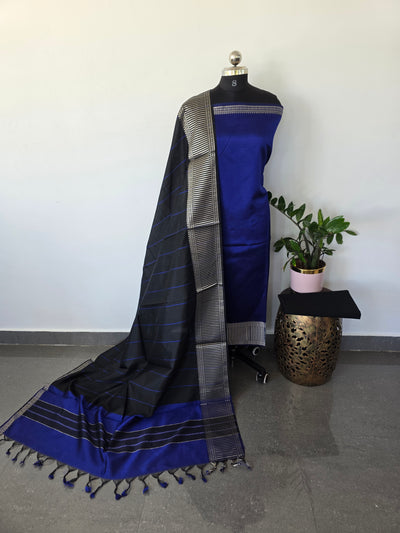 Premium semi mangalagiri silk set - MAA24